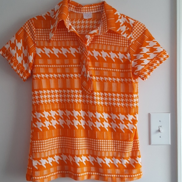 Vintage Tops - Miami Beach Vintage Houndstooth Top